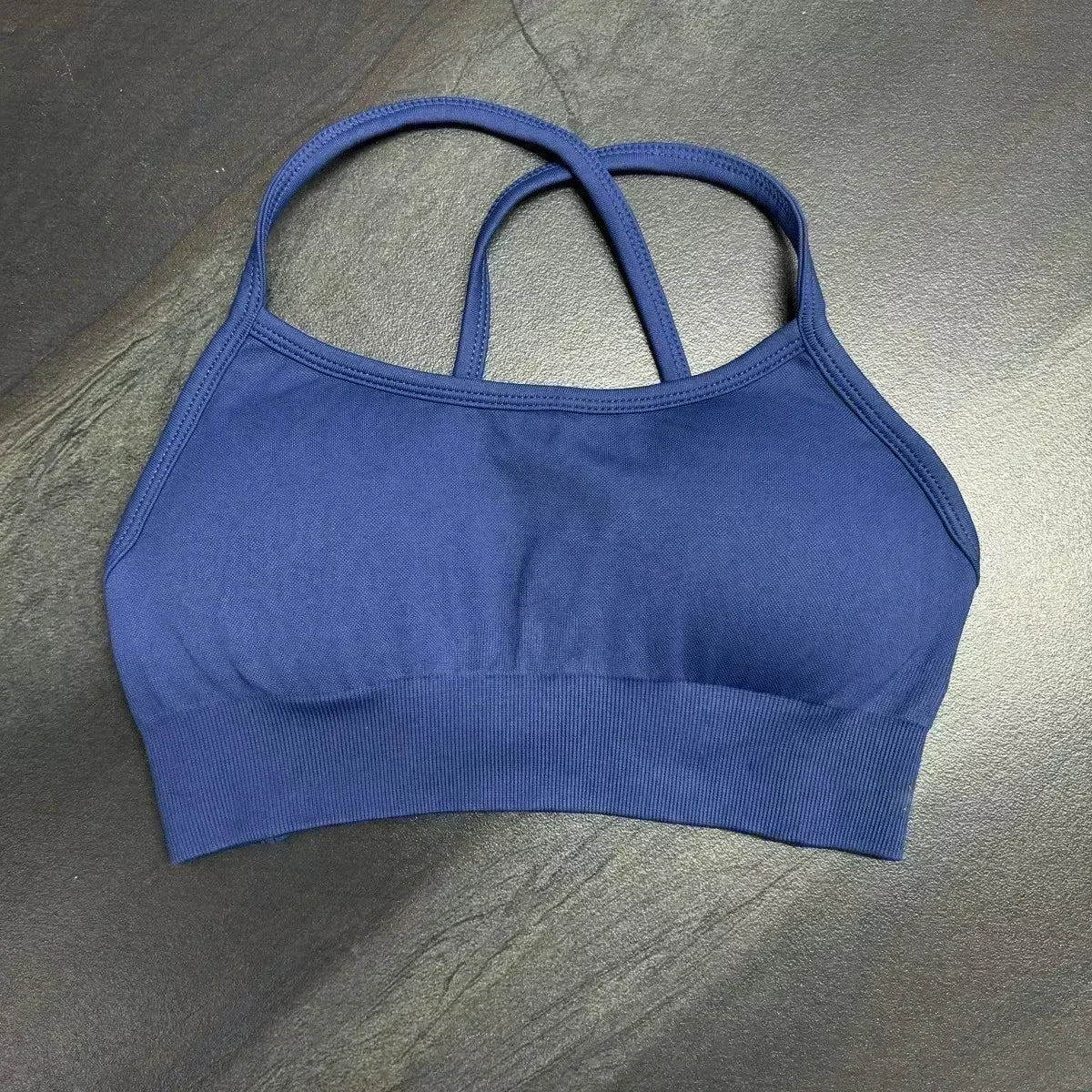 Dynamic Backless Sports Bra Women Seamless Yoga Top Bra Medium Support Padded Gym Crop Top Stretchy Fitness Sports Top Zen fit plus