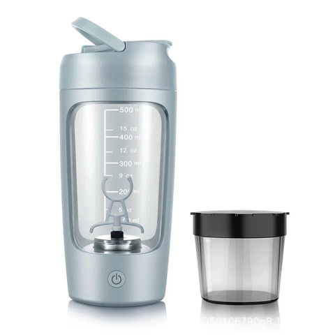 USB Electric Protein Shaker Bottle Portable 1200mAh Rechargeable Blender Cup Multipurpose 650ml Mixing Cups for Fitness Workout Zen fit plus