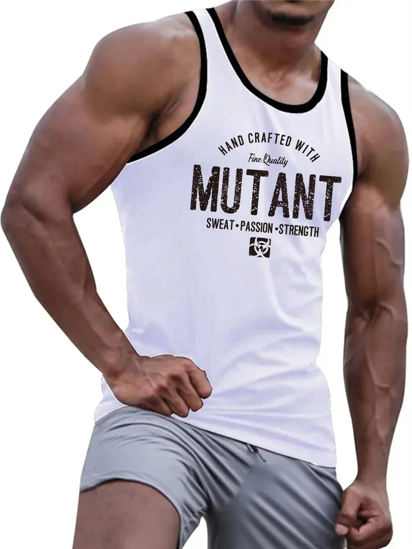 Summer New Fitness Sports Tank Top for Men's Quick Drying, Breathable and Stretching Sleeveless T-shirt Fashion Men's Sweetheart - Zen Fit Plus