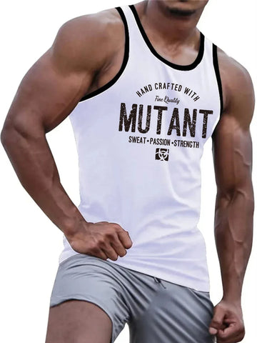 Summer New Fitness Sports Tank Top for Men's Quick Drying, Breathable and Stretching Sleeveless T-shirt Fashion Men's Sweetheart - Zen Fit Plus