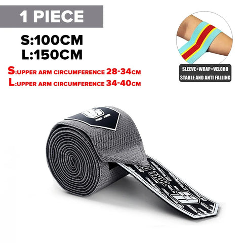 1PC PSIII 150cm Premium Elbow Pads Wrap Strap Bandage Brace Support Gym Fitness Sport Protecter for Weightlifting Bench Press Zen fit plus