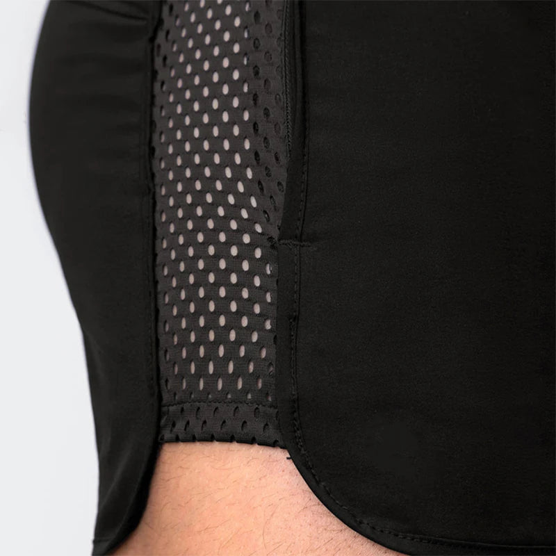 Fitness Running Shorts Men Quick Dry Mesh Training Sports Gym Shorts Sport Jogging Short Pants with Pockets Summer Shorts Men Zen fit plus