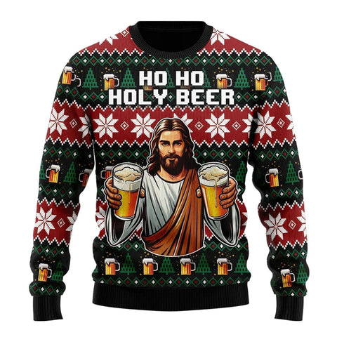 Fashion Beer Ugly Christmas Sweater For Women Clothes Hip Hop Bar Party Men Sweatshirts Casual Male Pullovers Beers Tracksuit Zen Fit Plus