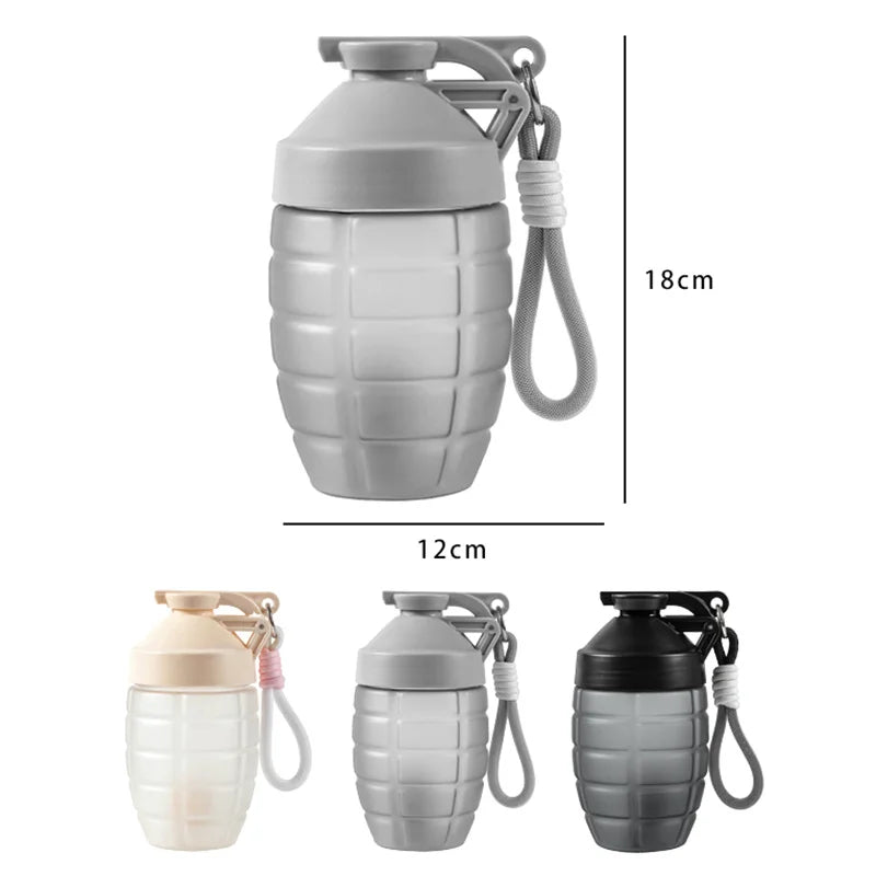 600ml Fitness Sports Water Bottle Fashion Simple Shaker Cup Protein Powder Nutrition High-capacity Milkshake Mixing Cup Zen fit plus