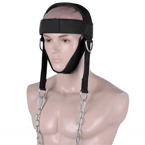 Head Neck Trainer Adjustable Neck Exerciser Head Harness Weight Lifting Belt Head Training Belt For Fitness Head Injury Recovery Zen fit plus