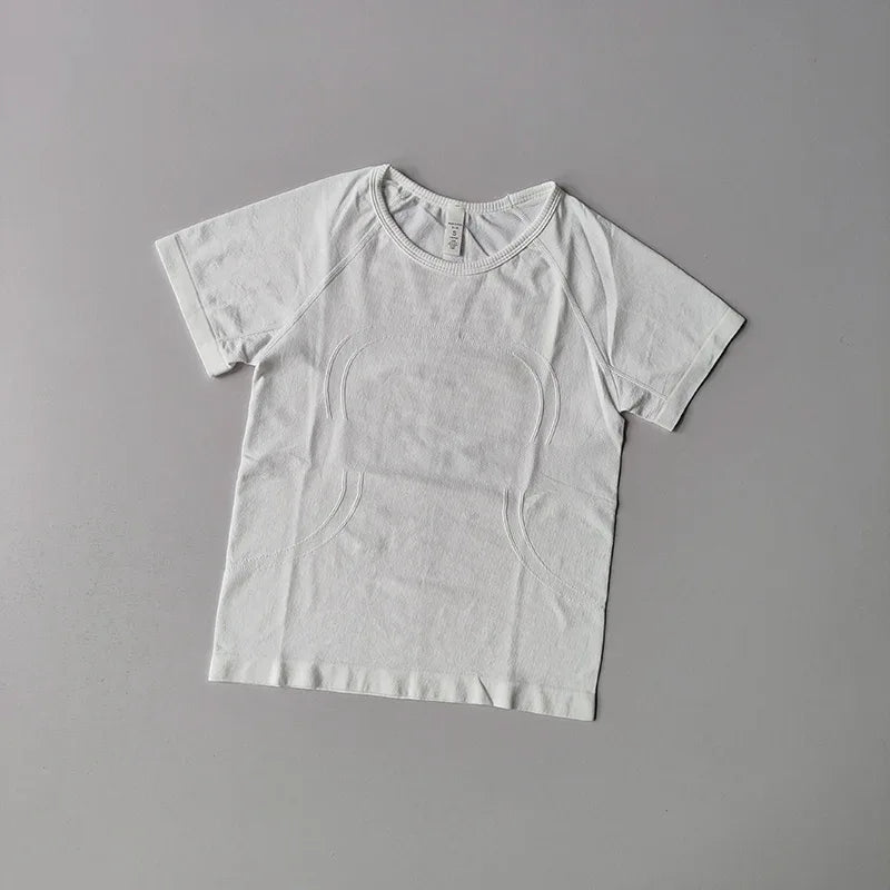 Women's Fitness T-Shirt Short Sleeve, Breathable Quick Dry Workout Top for Running, Yoga & Gym Training, Slim Fit Active Tee - Zen Fit Plus