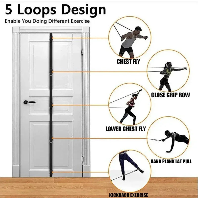 Upgrade Door Anchor Strap for Resistance Bands Exercises Anchor Gym Attachment for Home Fitness Portable Door Band Resistance - Zen Fit Plus