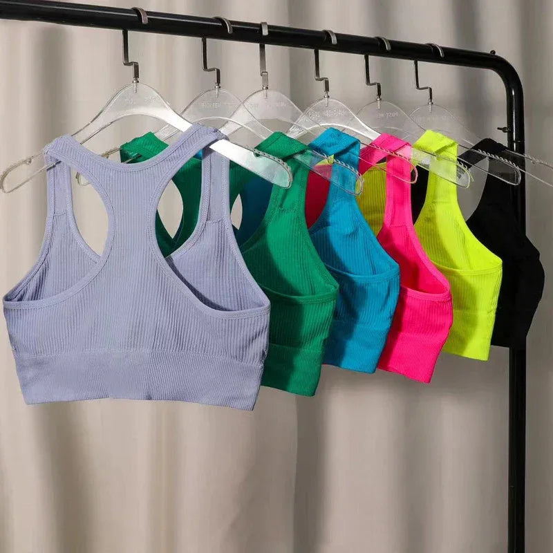 Women Sports Bra Top Push Up Fitness Yoga Bra Underwear Sport Tops For Women Breathable Running Vest Gym Wear Female Underwear - Zen Fit Plus