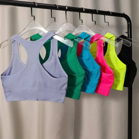 Women Sports Bra Top Push Up Fitness Yoga Bra Underwear Sport Tops For Women Breathable Running Vest Gym Wear Female Underwear - Zen Fit Plus