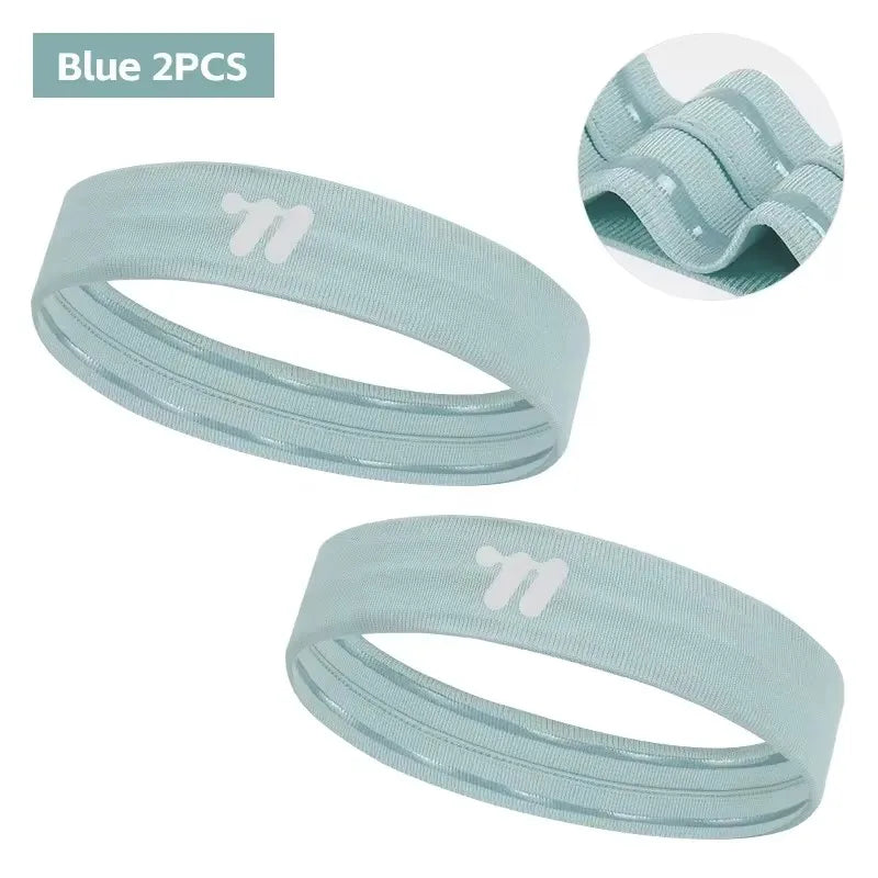 WEST BIKING Sports Headband Anti-slip Sweat Absorbing Elastic Sweatband Quick Dry Men Women Running Fitness Gym Cycling Headwear Zen fit plus