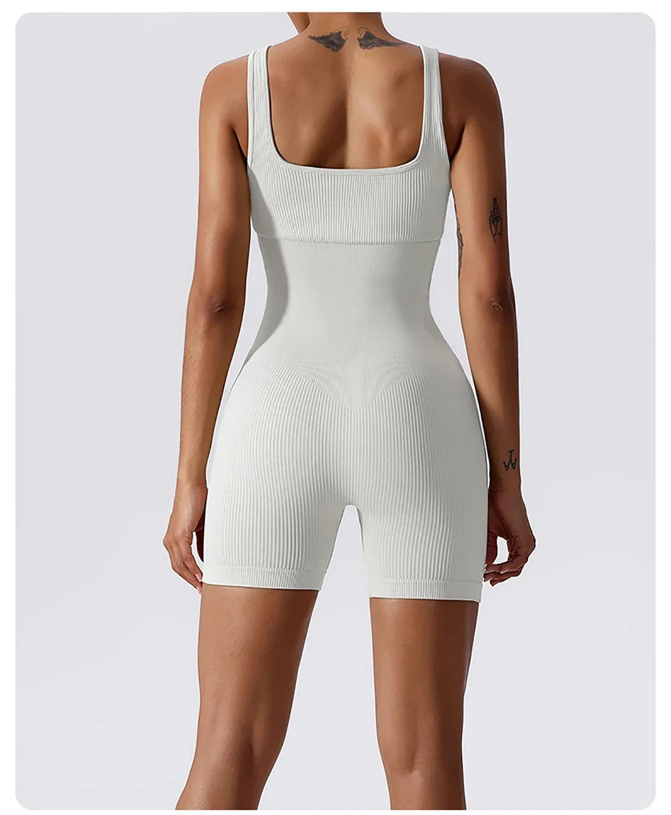 High Elastic Integrated Tight Fitting Jumpsuit Aerial Beauty Back Yoga Suit Seamless Jumpsuit for Women - Zen Fit Plus