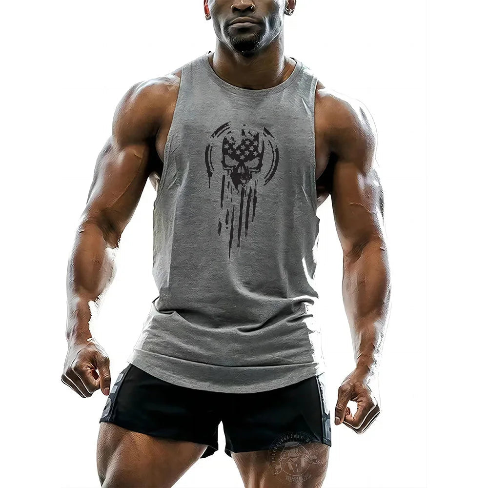 Summer new fitness sport men's vest Quick drying sleeveless T-shirt Fitness wear Basketball training vest men's sweatshirt tops Zen fit plus