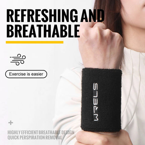 WRELS Wristbands Sweatbands Absorbent Stretchable Wrist Bands for Working Out Quick Drying Wrist Sweat Bands for Fitness Zen Fit Plus