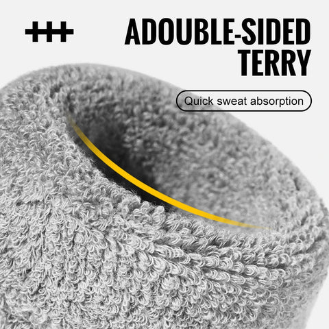 WRELS Wristbands Sweatbands Absorbent Stretchable Wrist Bands for Working Out Quick Drying Wrist Sweat Bands for Fitness Zen Fit Plus