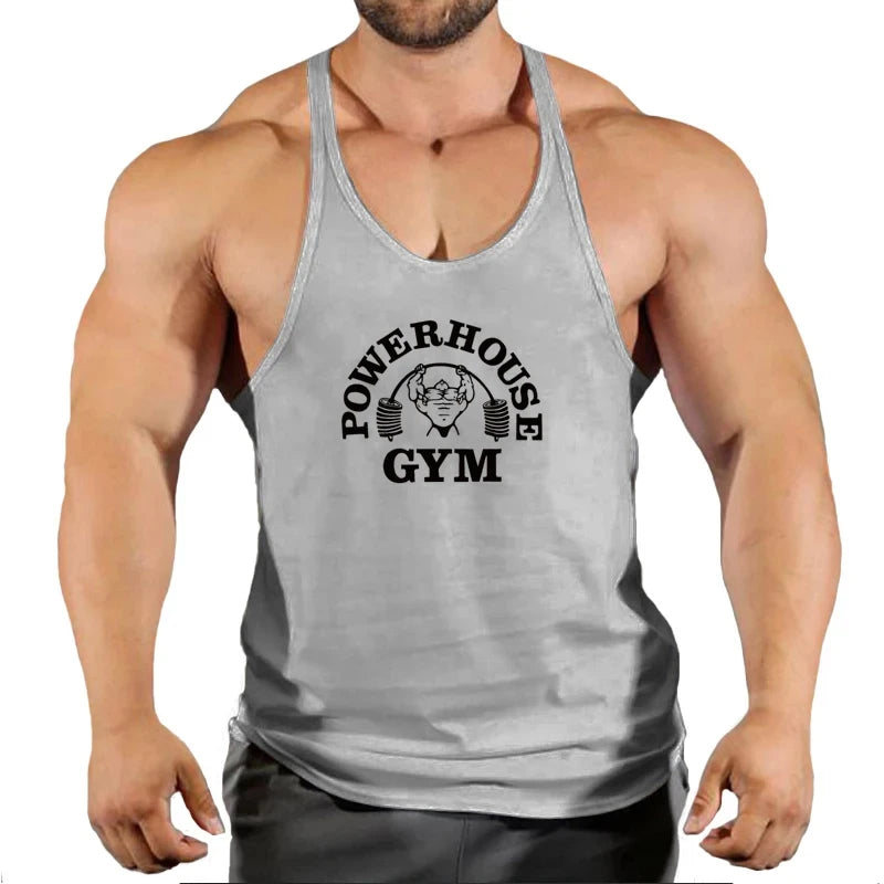 Gym Top Men Bodybuilding Shirt Fitness Men's Vest Singlet Sleeveless Sweatshirt Man Clothes Clothing Stringer Vests Singlets Zen fit plus