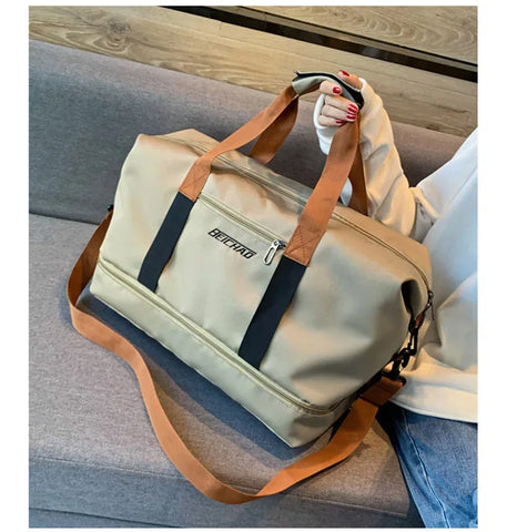 Travel Gym Bag Short-distance Luggage Portable Fitness Bags Shoulder Crossbody Chest Bag Handbags Duffle Carry On Weekender Bag - Zen Fit Plus