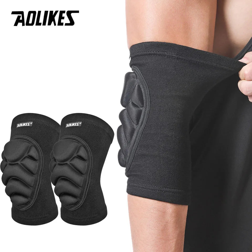 AOLIKES 1 Pair Foam Elbow Pads Anti-collision Sports Roller Skating Anti-fall Volleyball Riding Street Dance Elbow Protector Zen fit plus