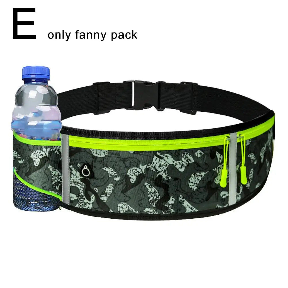 Running Waist Bag Runner Belt Workout Gear Gym Fitness Fanny Pack Jogging Pocket Belt for Phone Water Bottle Women Men Zen fit plus