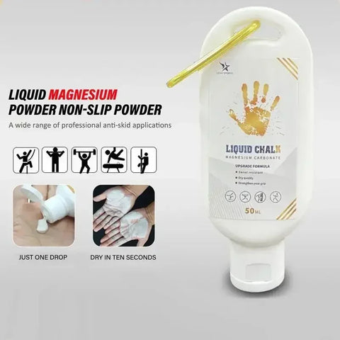 NEW 50/100/200ml Liquid Chalk Sports Magnesium Powder Fitness Weight Lifting Anti Slip Cream Grip Weight Lifting Climbing Gym - Zen Fit Plus