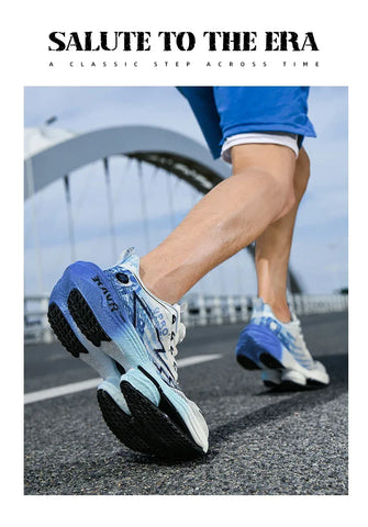 2025 New Men's Running Shoes Cushioning Carbon Plate Racing Marathon Athletic Shoes Comfortable Non-slip Sports Tennis Shoes - Zen Fit Plus