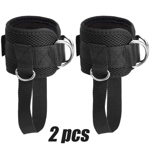 2PCS Ankle Straps for Cable Machines Kickbacks - Adjustable Comfort Ankle Cable Attachments for Gym Ankle Cuff Workout Men Women Zen fit plus