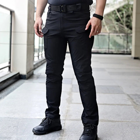 Summer Military Tactical Cargo Pants Casual Trousers Men Wear-resisting Multi-Pockets Quick Dry Outdoor Hiking Work Trousers Men Zen fit plus