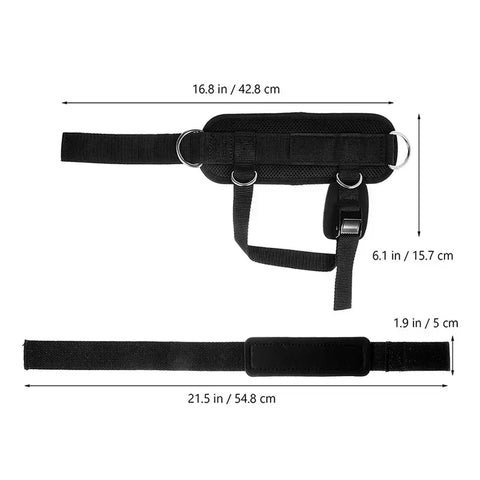 1Pc Padded Ankle Straps Ankle Straps for Cable Machines Single/Double D-Ring Fitness Ankle Cuffs for Leg Extensions - Zen Fit Plus