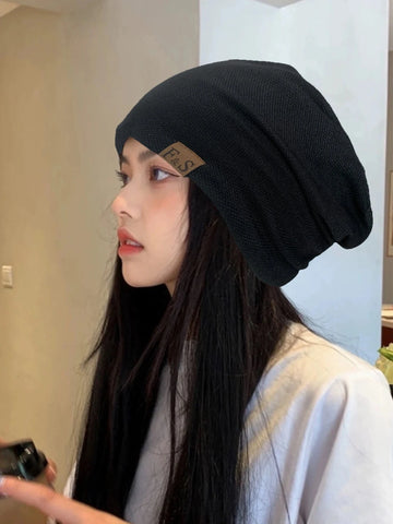 1pcs Warm Knitted Beanie Hat For Men And Women - Fashionable SolidHip-hop Style Zen Fit Plus