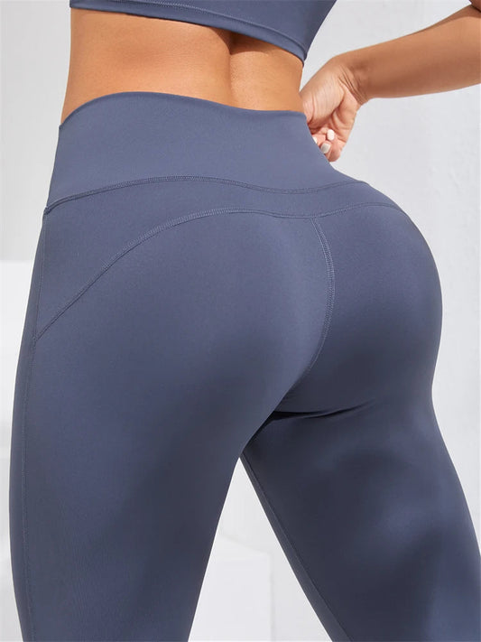 Flare Leggings Yoga Women High Waist Wide Leg Yoga Pants Gym Sports Slim Flared Tight Pants Control Tummy Dance Trousers Zen fit plus