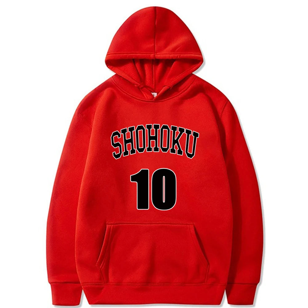 2023 Anime Slam Dunk Hoodies Fashion Cosplay Pullover Unisex Harajuku Hip Hop Sweatshirt Casual Daily Autumn and Winter Cloth Zen fit plus