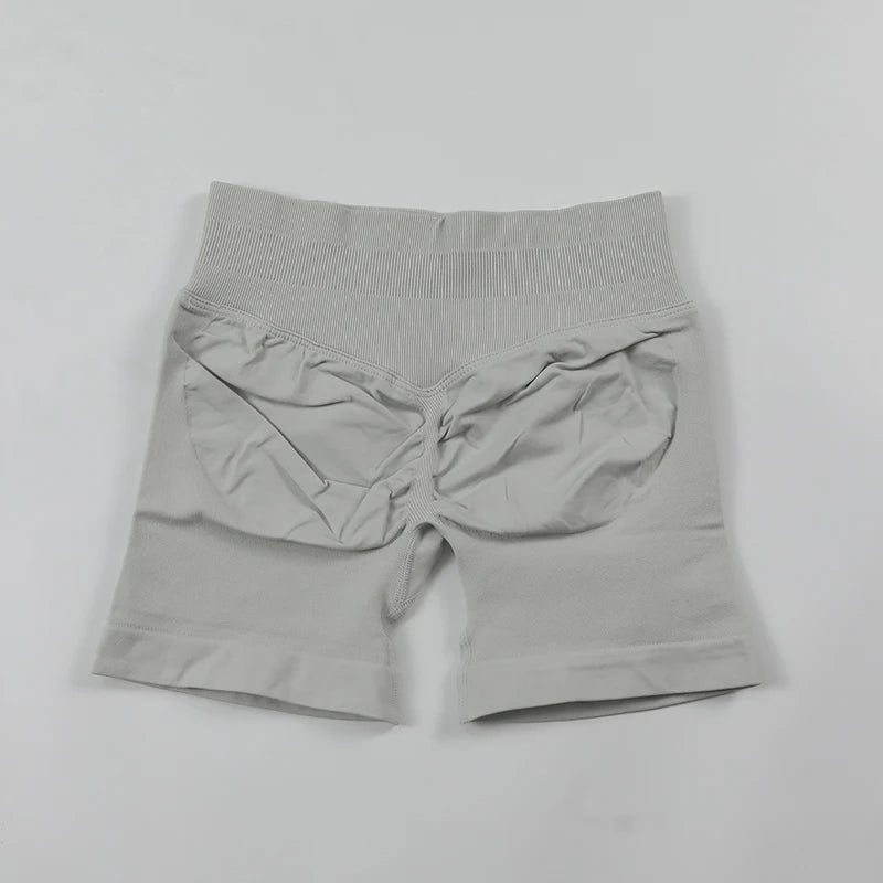 Impact Shorts Low Ribbed Waist Band Yoga Shorts Seamless Scrunch Bum Workout Gym Shorts Booty Hight Stretch Running Shorts Zen fit plus