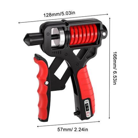 Hand Grip Strengthener Hand Gripper Nonslip Grip Strength Trainer Adjustable Resistance 5-165KG for Strong Wrists Fingers Hands Zen Fit Plus