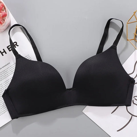 Women Seamless Bra Sexy No Wire Push Up Underwear Girls Students Breathable Thin 10 Colors Bras Female's Bra Breathable Gathered Zen fit plus