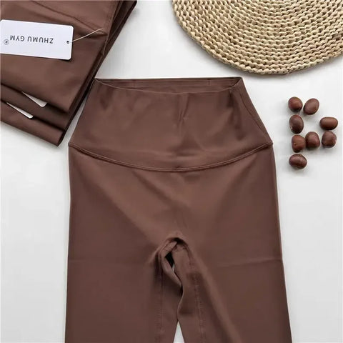 Fitness Women Sport Seamless Leggings High Waist Elastic Solid Yoga Leggings Gym Jogging Quick Dry Push Up Slim Pants Female - Zen Fit Plus