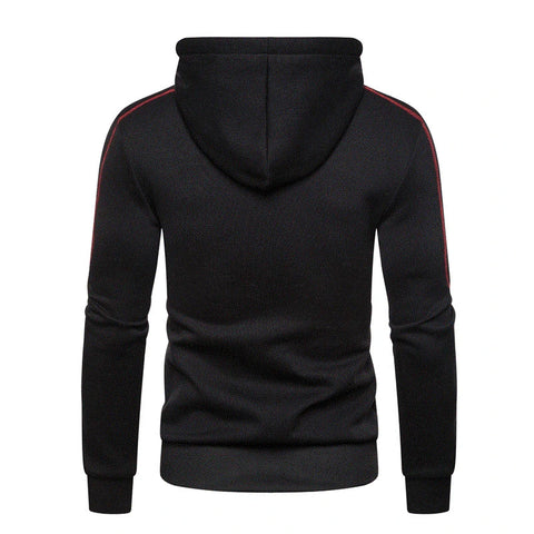 Men's Hoodie Black White Army Green Red Hooded Color Block Fleece Cool Casual Winter Clothing Apparel Hoodies Sweatshirts Zen fit plus