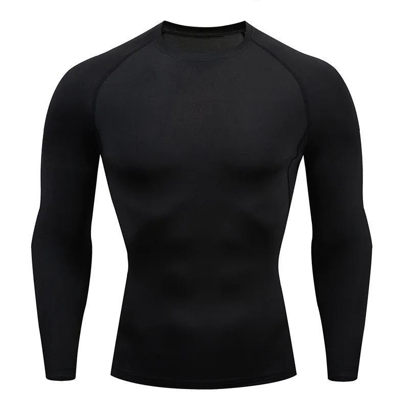 Men's T Shirt Outdoor Training Fitness Gym Jogging Running Sweatshirt Bat/-Man Compression Shirts Tight Elastic Breathable Zen fit plus