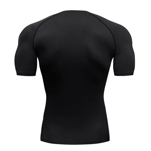 Bat Printed Men's Tight T-Shirt Running Compression Compression T Shirt Gym Fitness Jogging Short Sleeve Male Casual Shirt Tops Zen fit plus