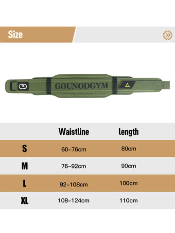 GOUNOD Fitness EVA Belt Deadlift Squat Weightlifting Training Corset High-intensity Exercise Training Waist Guard Zen fit plus