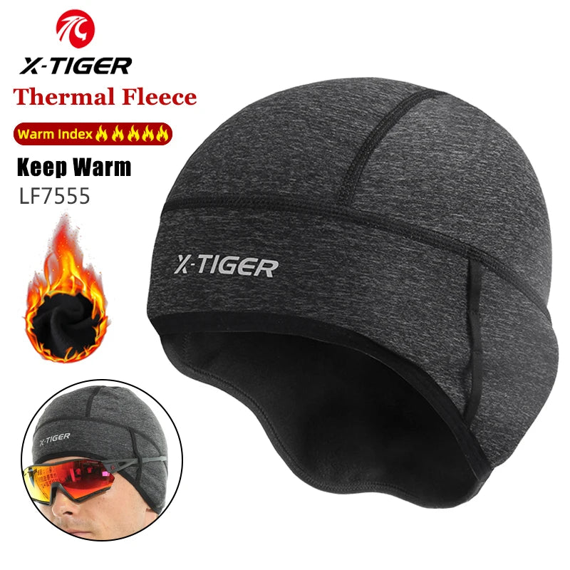 X-TIGER Outdoor Sports Cycling Headwear Winter Windproof Cycling Headband Cap Keep Warm Fleece Bike Equipment Ear Warmer Zen fit plus
