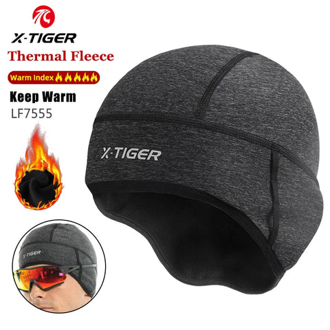 X-TIGER Outdoor Sports Cycling Headwear Winter Windproof Cycling Headband Cap Keep Warm Fleece Bike Equipment Ear Warmer Zen fit plus