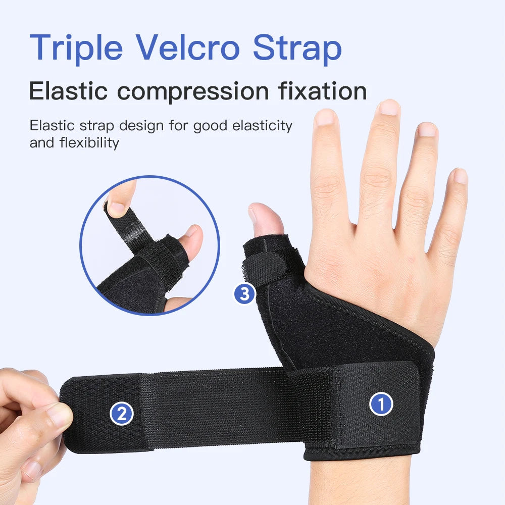 1PC Flexible Splint Wrist Thumb Support Brace for Tendonitis Arthritis Breathable Thumb Protector Guard Fits Right and Left Hand Zen Fit Plus