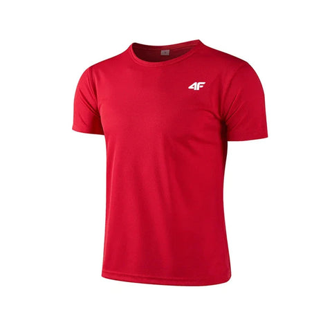 Men's Summer Exercise Trainning T-shirt High Quality Breathable Quick Dry Short Sleeved Top Marathon Gym Fitness Basketball Tees Zen fit plus