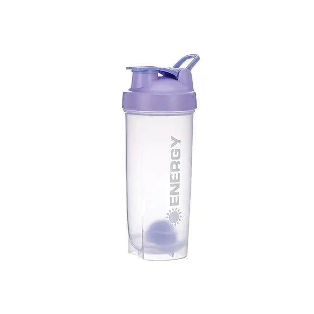500/700MLSports Water Bottle Protein Shaker Outdoor Travel Portable JuiceCup Sports protein powder shaker cup Zen fit plus
