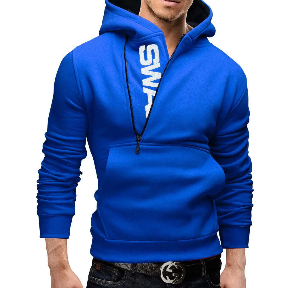 Men's Hoodie Zipper Pocket Polka Pot Print Hoodie Sweatshirt Sport Outdoor Casual Everyday Hoodie Slim Fit Sweatshirt Zen fit plus