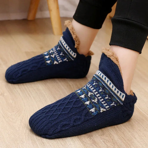 Super Warm Winter Non-slip Floor Socks Women Men Snow Socks Sleep Carpet Socks Slippers Socks Women Velvet Boot Unsiex Home Wear - Zen Fit Plus