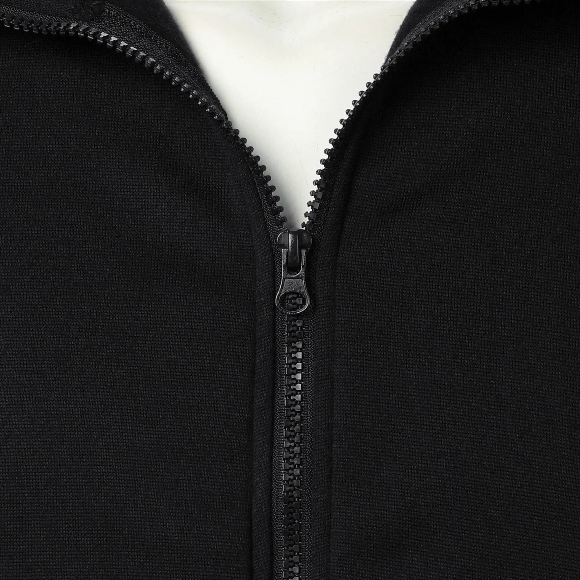 Men's casual sports zipper stand up collar jacket, men's solid color top - Zen Fit Plus