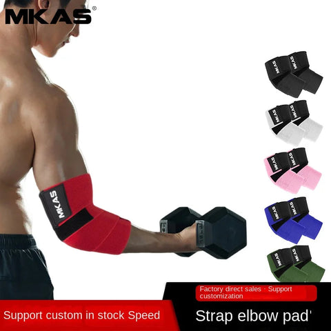 1 Pair Elbow Straps for Weight Lifting Gym Fitness Elbow Wraps Powerlifting Elbow Support Crossfit Deadlift Workout Protector Zen fit plus
