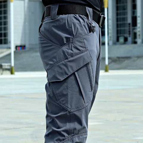 Summer Military Tactical Cargo Pants Casual Trousers Men Wear-resisting Multi-Pockets Quick Dry Outdoor Hiking Work Trousers Men Zen fit plus