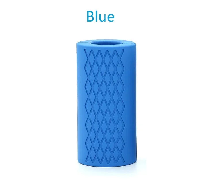 Silicone Dumbbell Barbell Grips Handles Anti-Slip Protect Pad Pull Up Weightlifting Support Gym Body Building Workout Silica Gel Zen fit plus