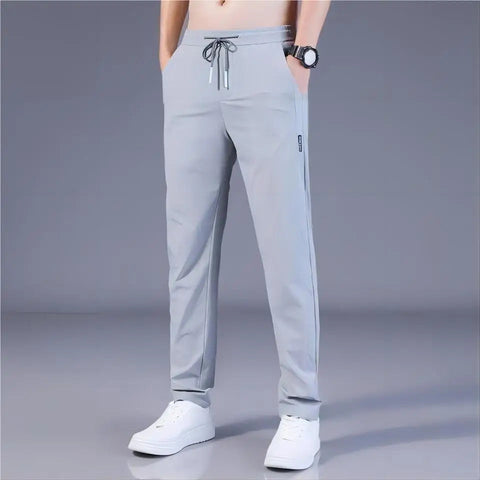 Men's Running Pants Sportswear Jogging Sweatpants Quick Dry Thin Tracksuit Elastic Gym Fitness Trousers Training Sport Pants Men Zen fit plus